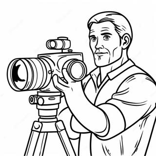 Titan Cameraman Pages À Colorier