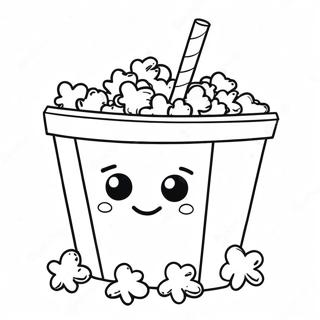 Page A Colorier De Seau De Popcorn Et Soda 24816-22745