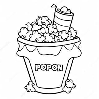 Page A Colorier De Seau De Popcorn Et Soda 24816-22746