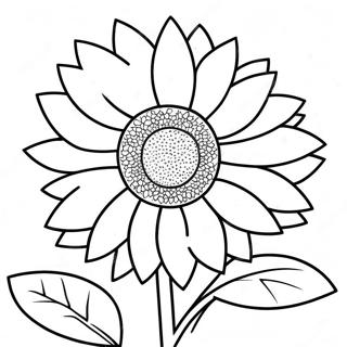 Page A Colorier De Tournesol Eclatant 24836-22764