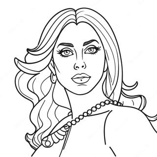 Page A Colorier De Lady Gaga 24855-22775