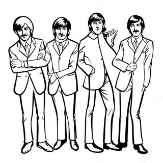 Beatles Pages À Colorier