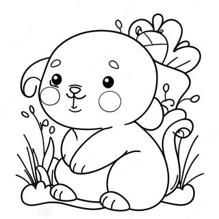 Dessin A Colorier Abc De Bebes Animaux Mignons 24926-22834