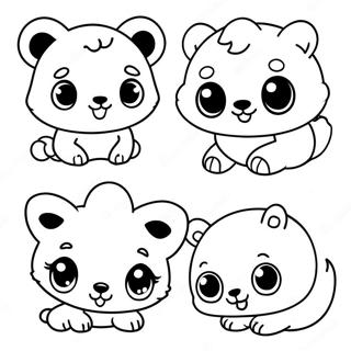 Dessin A Colorier Abc De Bebes Animaux Mignons 24926-22835