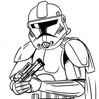 Page A Colorier Clone Trooper 2492-2026