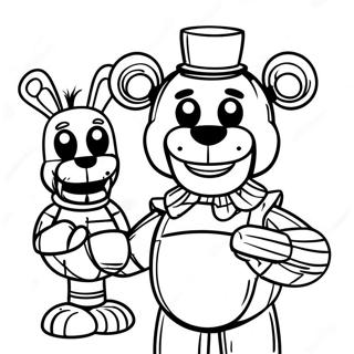 Dessin A Colorier De La Marionnette Fnaf 24945-22847