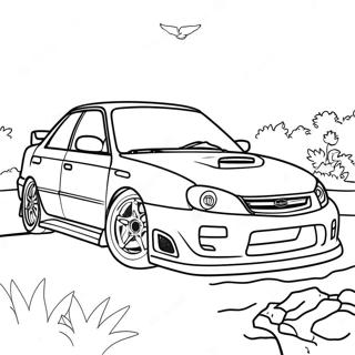 Subaru Pages À Colorier