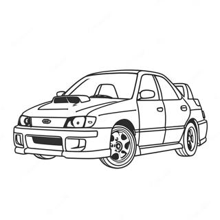 Page A Colorier Subaru 25015-22904