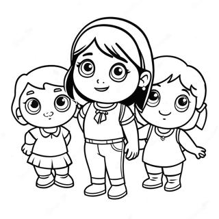 Page A Colorier Dora Et Ses Amis 25115-22982