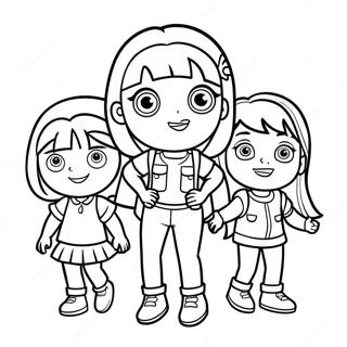 Page A Colorier Dora Et Ses Amis 25115-22983