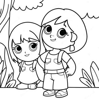 Page A Colorier Dora Et Ses Amis 25115-22984