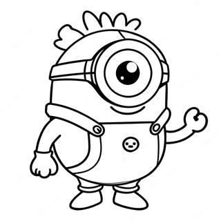 Page A Colorier Un Minion Violet 25165-23023