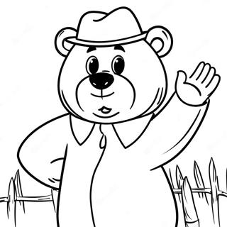 Yogi L'ours Pages À Colorier