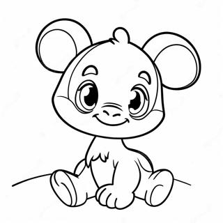 Page A Colorier De Personnages De Bebe Disney Adorables 25236-23081