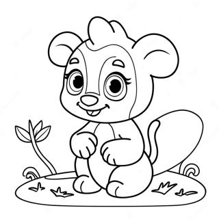 Page A Colorier De Personnages De Bebe Disney Adorables 25236-23082