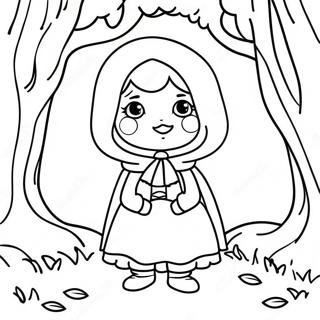 Page A Colorier Le Petit Chaperon Rouge 25335-23160