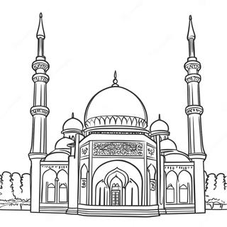 Page A Colorier Belle Mosquee 2533-2069