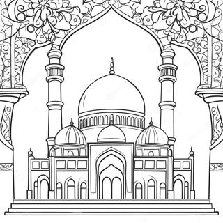 Page A Colorier Belle Mosquee 2533-2071