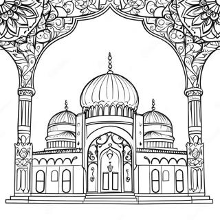 Page A Colorier Belle Mosquee 2533-2072