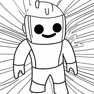 Page A Colorier Personnage Bacon Roblox 25345-23166