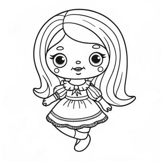 Page A Colorier Poupee Effrayante 25385-23199