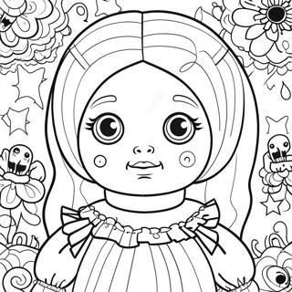 Page A Colorier Poupee Effrayante 25385-23200