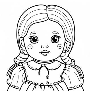 Page A Colorier Poupee Effrayante 25385-23386