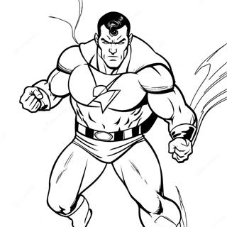 Black Adam En Action Page A Colorier 25446-23252