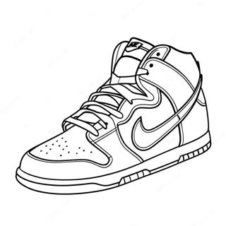 Page A Colorier De Nike Dunks 25485-23280