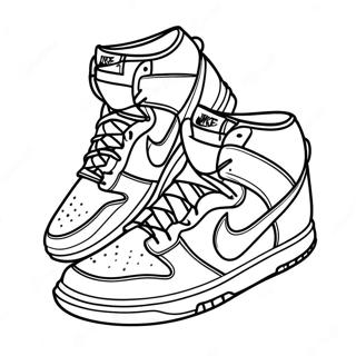 Page A Colorier De Nike Dunks 25485-23465