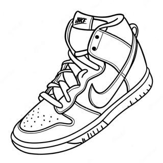 Page A Colorier De Nike Dunks 25485-23466