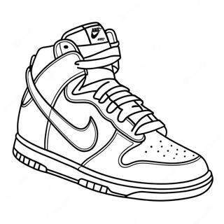 Page A Colorier De Nike Dunks 25485-23468