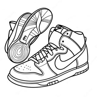 Page A Colorier Des Nike Dunks Colores 25486-23281