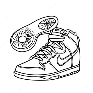 Page A Colorier Des Nike Dunks Colores 25486-23470