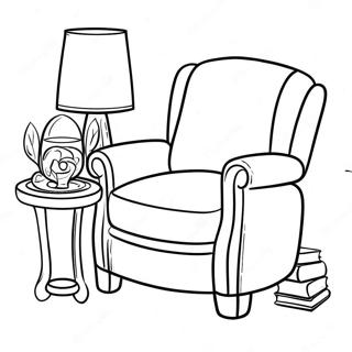 Page A Colorier Un Fauteuil Confortable 25496-23289