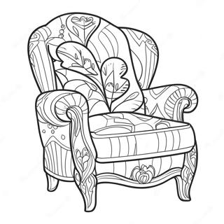 Page A Colorier Un Fauteuil Confortable 25496-23291