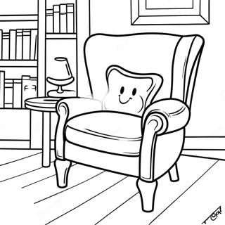 Page A Colorier Un Fauteuil Confortable 25496-23479