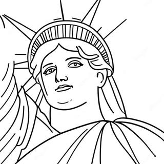 Page A Colorier La Statue De La Liberte 25535-23318