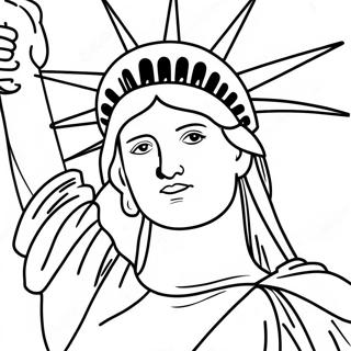 Page A Colorier La Statue De La Liberte 25535-23508