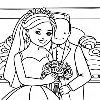 Page A Colorier Barbie De Mariage 25565-23343