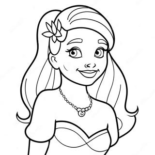 Page A Colorier Princesse Disney Tatouee 25585-23359