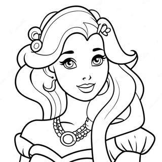 Page A Colorier Princesse Disney Tatouee 25585-23546