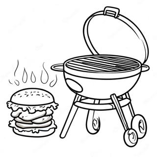 Page A Colorier Grill Bbq 25595-23368