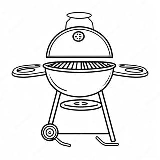 Page A Colorier Grill Bbq 25595-23555