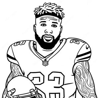 Page A Colorier Odell Beckham Jr 25625-23578