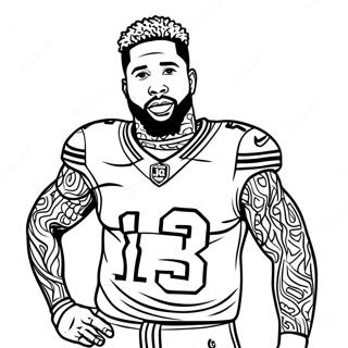 Page A Colorier Odell Beckham Jr 25625-23580