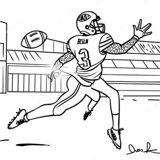 Page A Colorier Odell Beckham Jr Attrapant Un Football 25626-23582