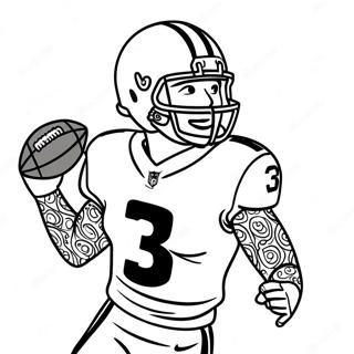 Page A Colorier Odell Beckham Jr Attrapant Un Football 25626-23583