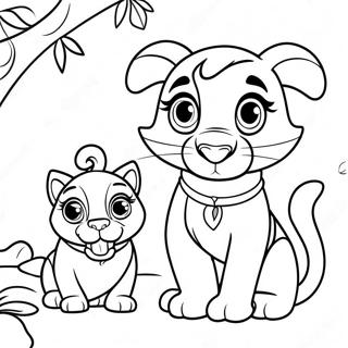 Page A Colorier De Jasmine Et Rajah 25706-23634