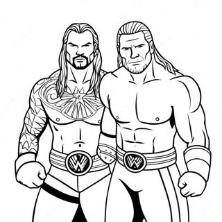 Page A Colorier Match De Championnat Wwe 25727-23654